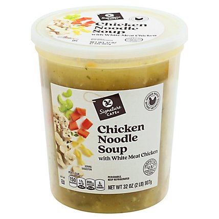Signature Cafe Chicken Noodle Soup - 32 OZ - Image 1