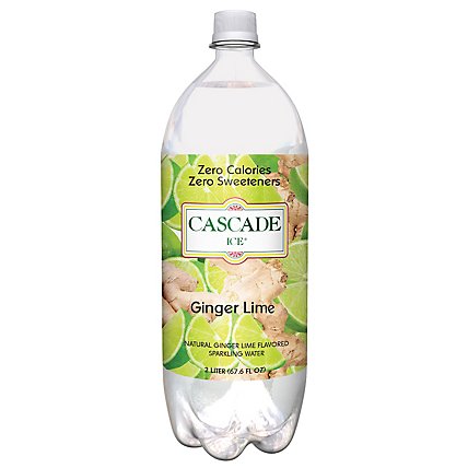 Cascade Ice Ginger Lime 2 Liter - 67.6 FZ - Image 1