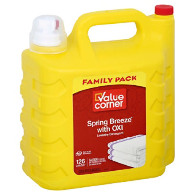 Value Corner Laundry Detergent Liquid Spring Breeze Family Pack - 225 ...