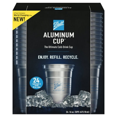 Ball Aluminum Ultimate Recyclable Cold Drink Cup 16oz - 24 CT - Image 3