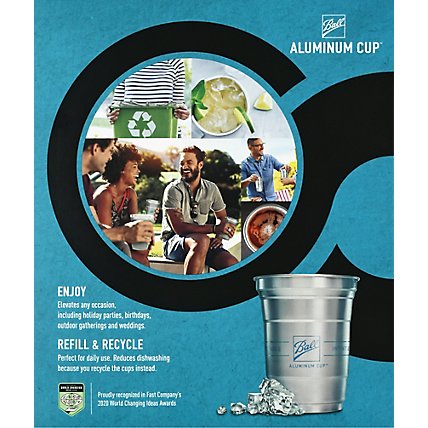 Ball Aluminum Ultimate Recyclable Cold Drink Cup 16oz - 24 CT - Image 4