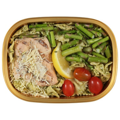 ReadyMeals Grilled Salmon Pesto With Asparagus Ready2Heat - 14 Oz