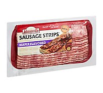 Johnsonville Cooked Maple Flavored Pork Sausage Strips - 12 OZ