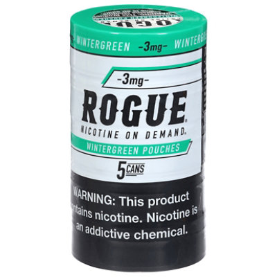Rogue Nicotine Pouch Wintergreen 3mg - 20 CT - Image 1