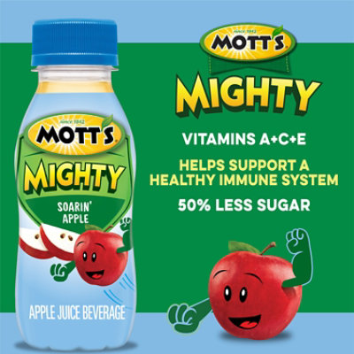 Mott's Mighty Soarin Apple Juice Drink Bottles - 6-8 Fl. Oz. - Image 2