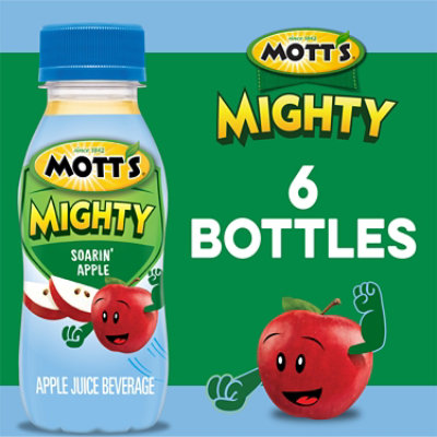 Mott's Mighty Soarin Apple Juice Drink Bottles - 6-8 Fl. Oz. - Image 3