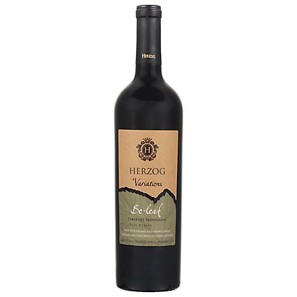 Herzog Sulfite Free Be-leaf Paso Robles Cabernet Wine - 750 ML - Image 2