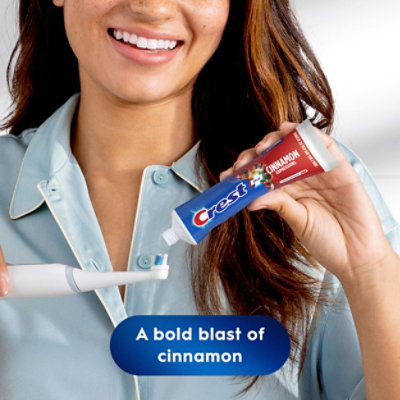 Crest Complete Plus Cinnamon Expressions Toothpaste - 5.4 Oz - Image 4