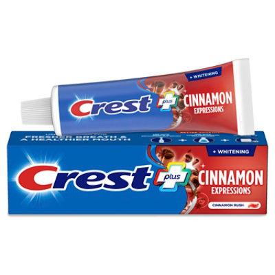 Crest Complete Plus Cinnamon Expressions Toothpaste - 5.4 Oz