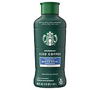 Starbucks Iced Coffee Premium Coffee Beverage Vanilla Flavored 48 Fl Oz - 48 OZ