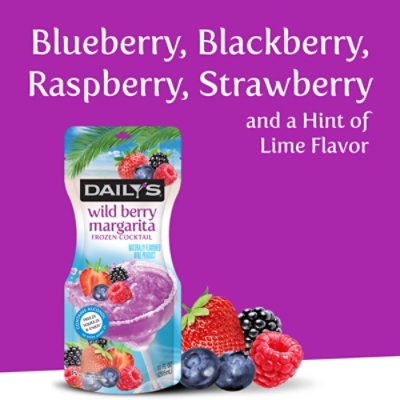 Daily's Wild Berry Margarita Frozen Cocktail Drink Pouch - 10 Fl. Oz. - Image 5