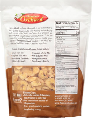 Premium Orchard Banana Chips - 16 OZ - Image 6