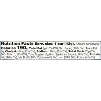 Tigers Milk Nutrition Bar Peanut Butter Chocolate Crunch - 1.48 Oz - Image 4