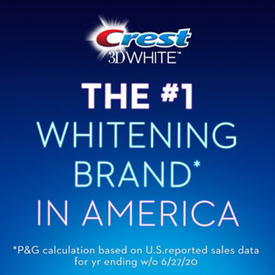 Crest 3D White Toothpaste Fluoride Anticavity Brilliance Vibrant Peppermint Value Pack - 2-3.9 Oz - Image 5