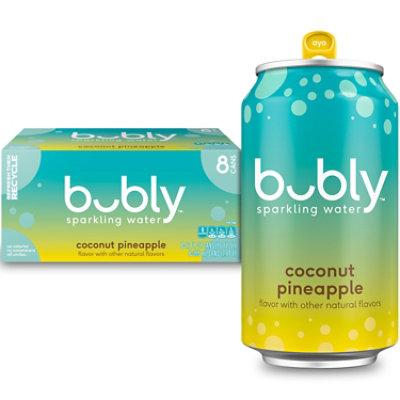 Bubly Sparkling Water Coconut Pineapple - 8-12 FZ