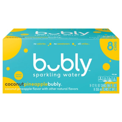 Bubly Sparkling Water Coconut Pineapple - 8-12 FZ - Image 2