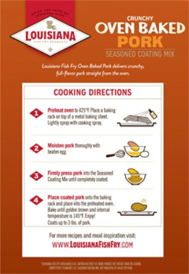 Louisiana Fish Fry Ssnng Crunchy Bake Po - 6 OZ - Image 5