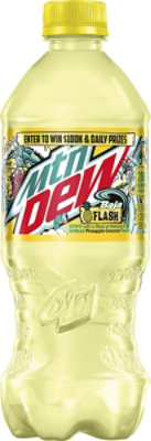 Mountain Dew Baja Flash Pineapple Coconut Soda - 20 FZ - Image 2