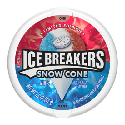 ICE BREAKERS Wintergreen Sugar Free Mints, 1.5 oz puck