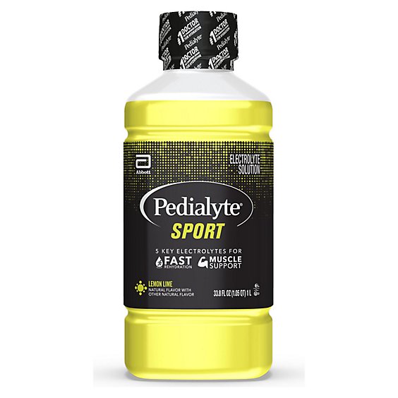 Pedialyte Sport Lemon Lime - 33.8 FZ