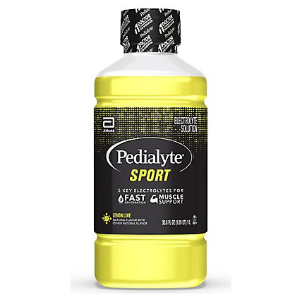 Pedialyte Sport Lemon Lime - 33.8 FZ - Image 1