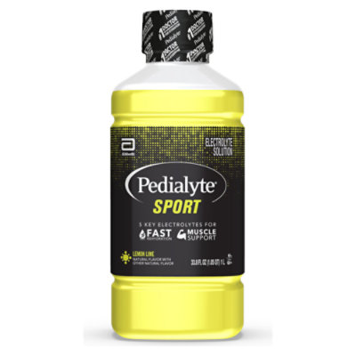 Pedialyte Sport Lemon Lime - 33.8 FZ - Image 1