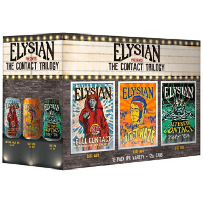Elysian The Contact Trilogy Variety Pack Cans - 12-12 Fl. Oz. - Image 1