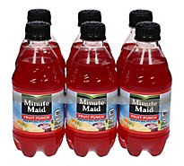 Minute Maid Fruit Punch Pack In Bottles - 6-12 Fl. Oz.
