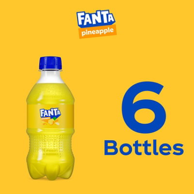 Fanta Soda Pineapple Pack In Bottles - 6-12 Fl. Oz. - Image 2