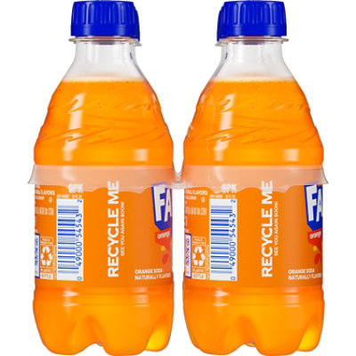 Fanta Orange Soda Soft Drinks Bottles Pack - 6-12 Fl. Oz. - Image 2