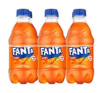 Fanta Soda Orange Pack In Bottles - 6-12 Fl. Oz.