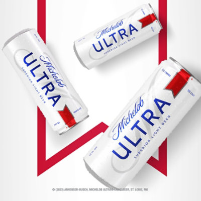 Michelob ULTRA 4.2% ABV Light Beer In Cans - 15-12 Fl. Oz. - Image 2