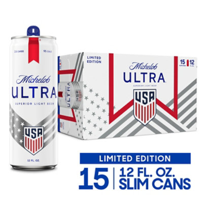 Michelob Ultra In Cans - 15-12 FZ