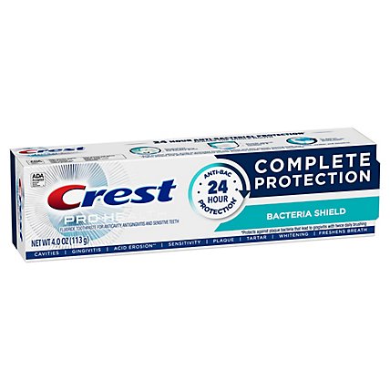Crest Pro-Health Complete Protection Toothpaste Bacteria Shield - 4 Oz - Image 1