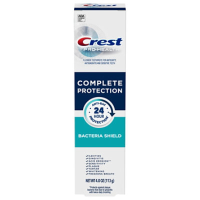 Crest Pro-Health Complete Protection Toothpaste Bacteria Shield - 4 Oz