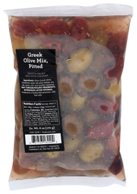 Foodmatch Pitted Greek Olive Mix - 6 OZ - Image 1