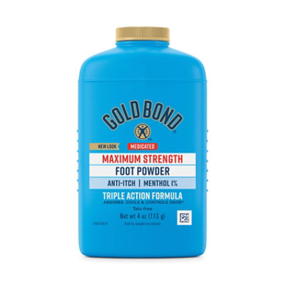 Gold Bond Medicated Foot Powder Maximum Strength - 4 OZ - Image 2