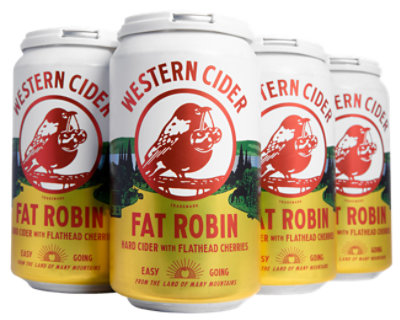 Western Cider Fat Robin Hard Cider - 6-12 FZ - Image 1