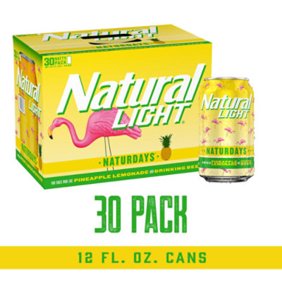 Natural Light Naturdays Pineapple Lemonade In Cans - 30-12 FZ