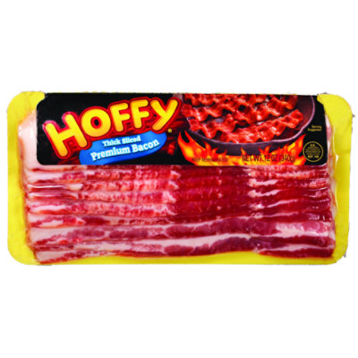 Hoffy Premium Thick Bacon - 12 OZ - Image 1