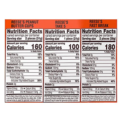Assortments Reeses Peanut Butter Cups Fast Break Take Five - 32.06 OZ - Image 4