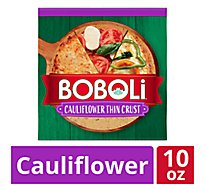 Boboli Vegetable Herb Cauliflower 12in Thin Pizza Crust - 10 Oz