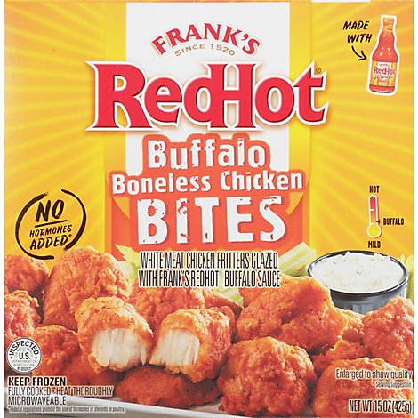 Frank's RedHot Buffalo Boneless Chicken Bites - 15 Oz