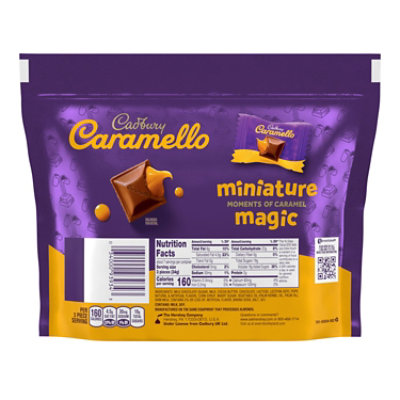 Cadbury Caramello Miniatures Milk Chocolate Caramel Candy Share Pack - 8 Oz - Image 2