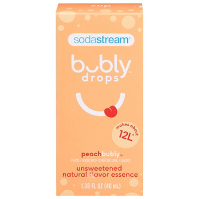 Sodastream Bubly Drops Unswt Peach - 40 ML - Image 2