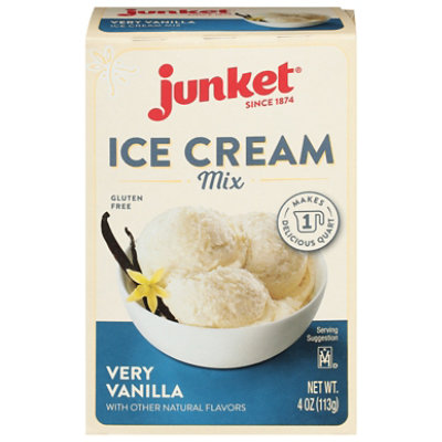 JUNKET: Very Vanilla Ice Cream Mix, 4 oz