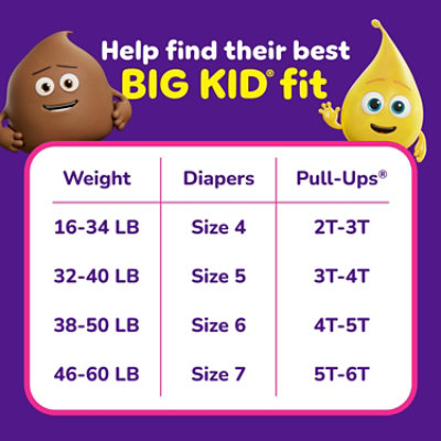 Pull-Ups Potty Training Underwear for Girls Size 4T to 5T - 56 Count - Image 2