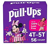 Pull-Ups Potty Training Underwear for Girls Size 6 4T 5T - 56 Count