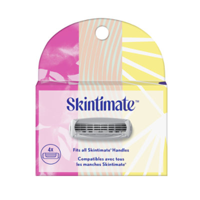 Skintimate 4 Blade Womens Razor Refills - 4  Count