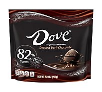 Dove Promises 82% Cacao Deepest Dark Chocolate Candy - 7.23 Oz